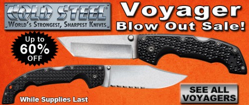 Cold Steel Voyager Blow Out Sale