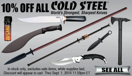 All Cold Steel On Sale