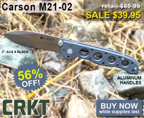 Columbia River Carson M21-02 Folding Knife
