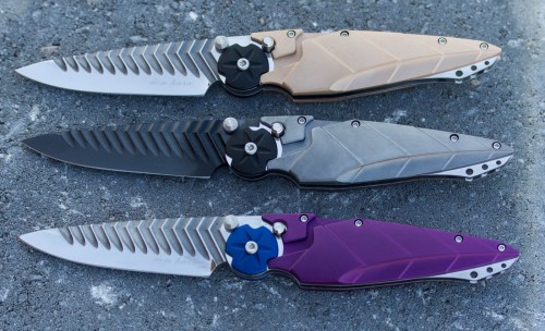 Dew Hara Kabuto Custom Folding Knives