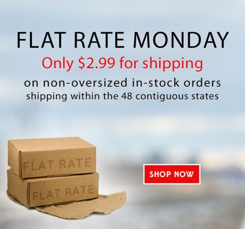 Flat Rate Shipping Monday