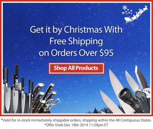 Get it by Christmas with Free Shipping on Orders Over $95
