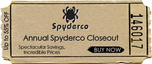 Annual Spyderco Closeout