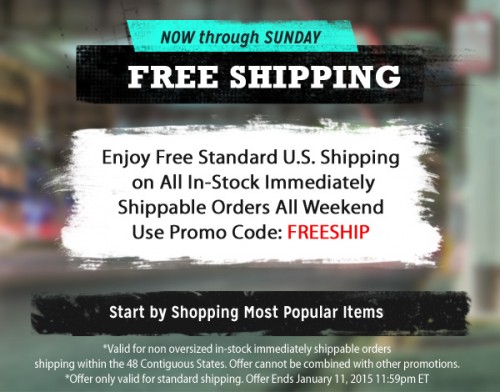 Free Shipping Weekend
