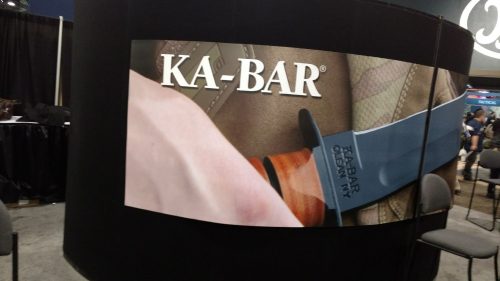 Ka-bar tradeshow background