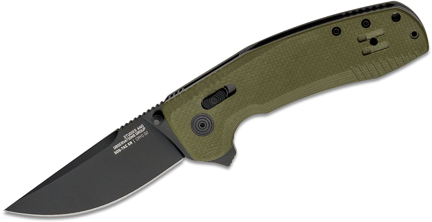 SOG-TAC XR, OD green G10 on white background