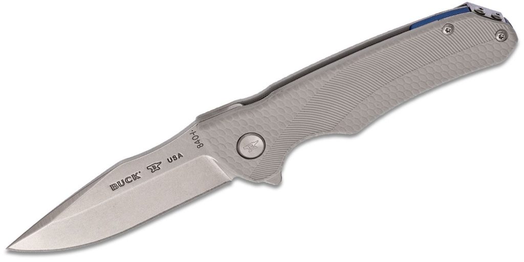 Buck Sprint folding knife on white background