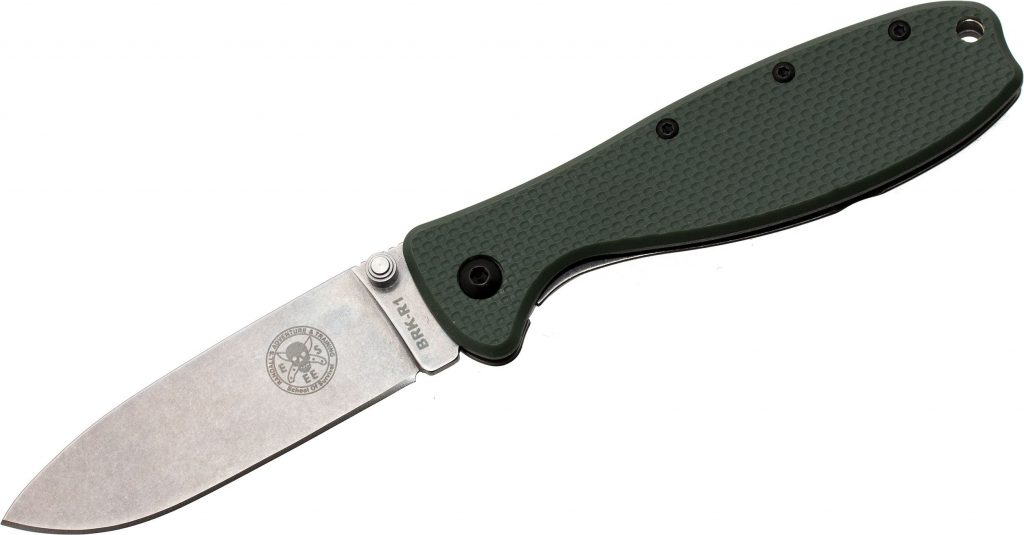 ESEE Zancudo folding knife on white background