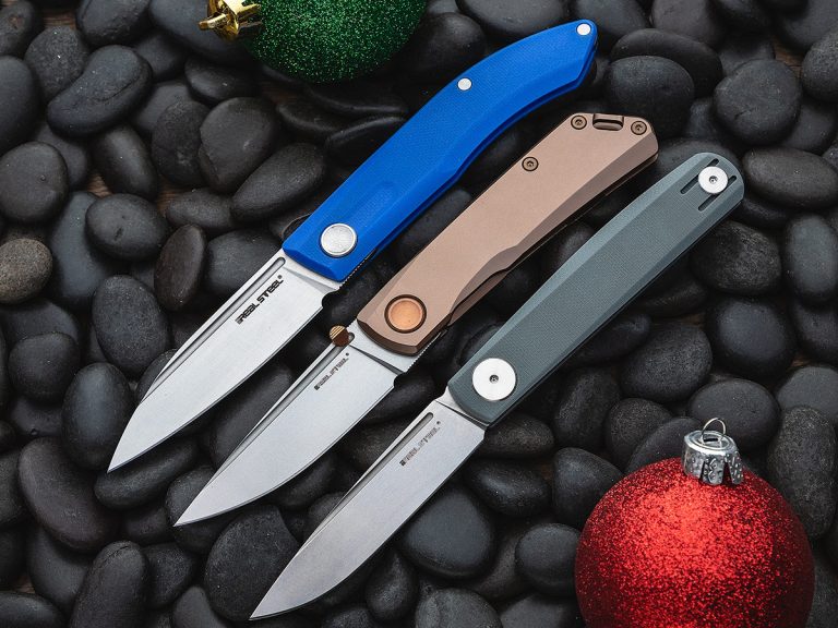 Real Steel Stella, Luna ECO and Gslip Compact Knives
