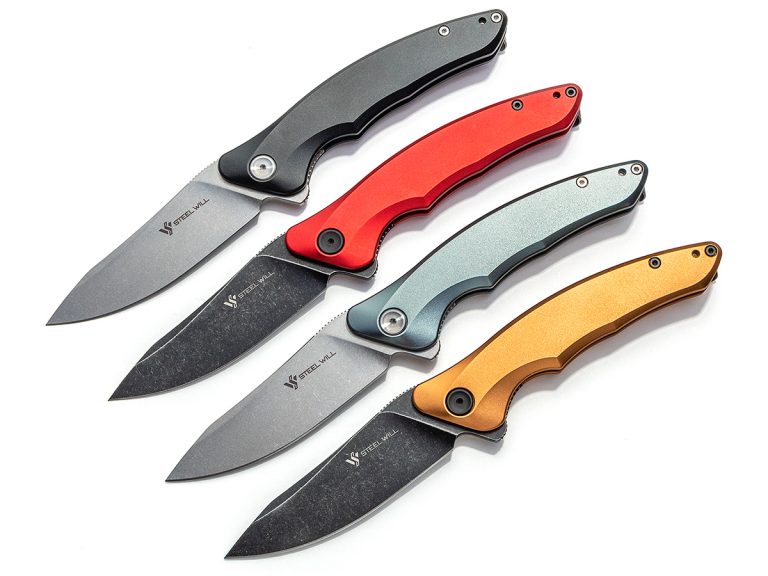 Steel Will Spica Liner Lock Flippers