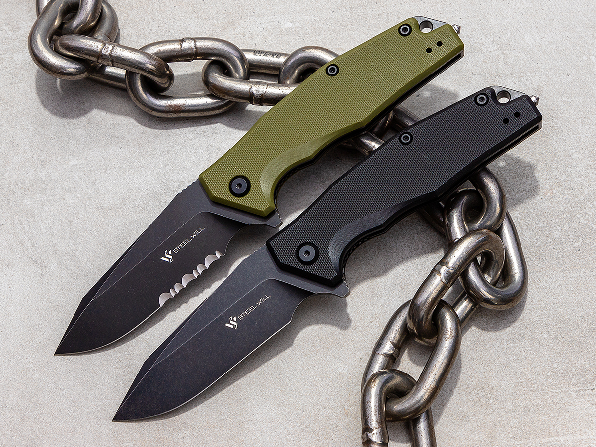 Steel Will Warbot Liner Lock Flippers