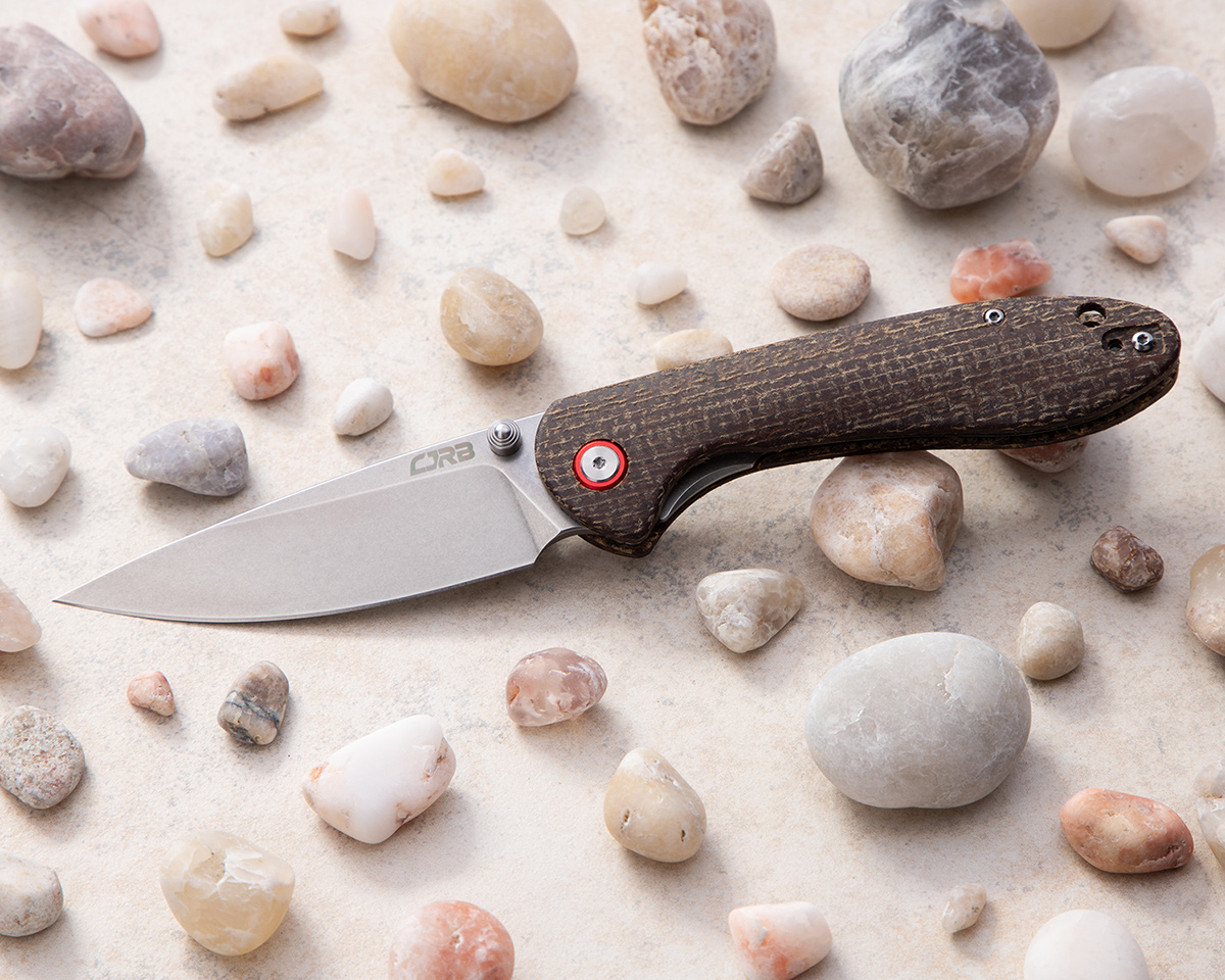 CJRB KC Exclusive Burlap Micarta Feldspar Closeout