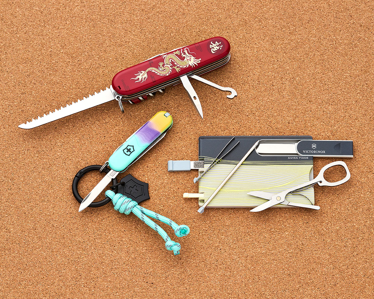 Victorinox Swiss Army knife /key leash leather lanyard scout Douk Mercator  purse