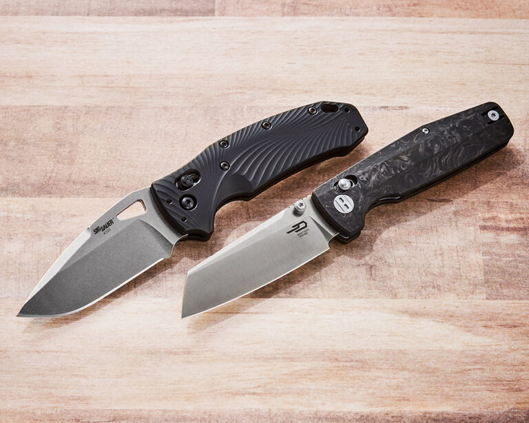 Hogue SIG K320 and Bestech Slasher in MagnaCut