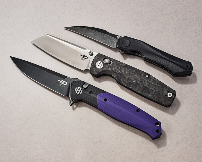 Bestech Swordfish, Ivy, Slasher and Mini Dundee Knives