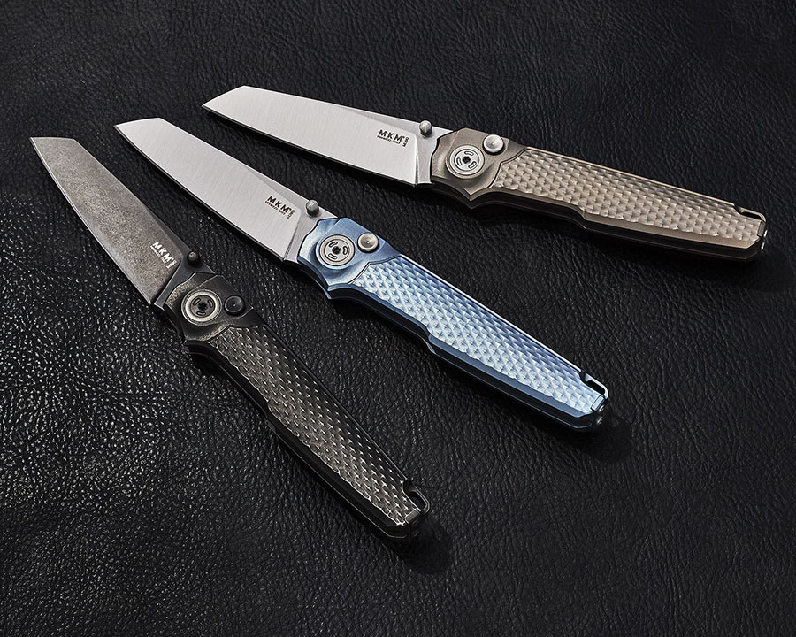 MKM LionSteel Simone Tonolli Miura Button Lock Folders