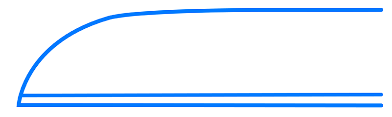 Sheepsfoot blade shape diagram