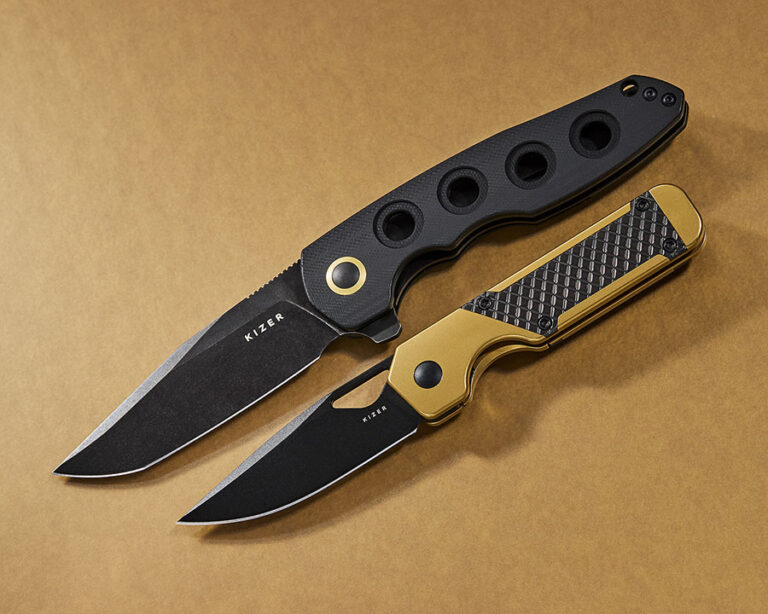 Kizer Folders, Flippers, and Fixed Blades