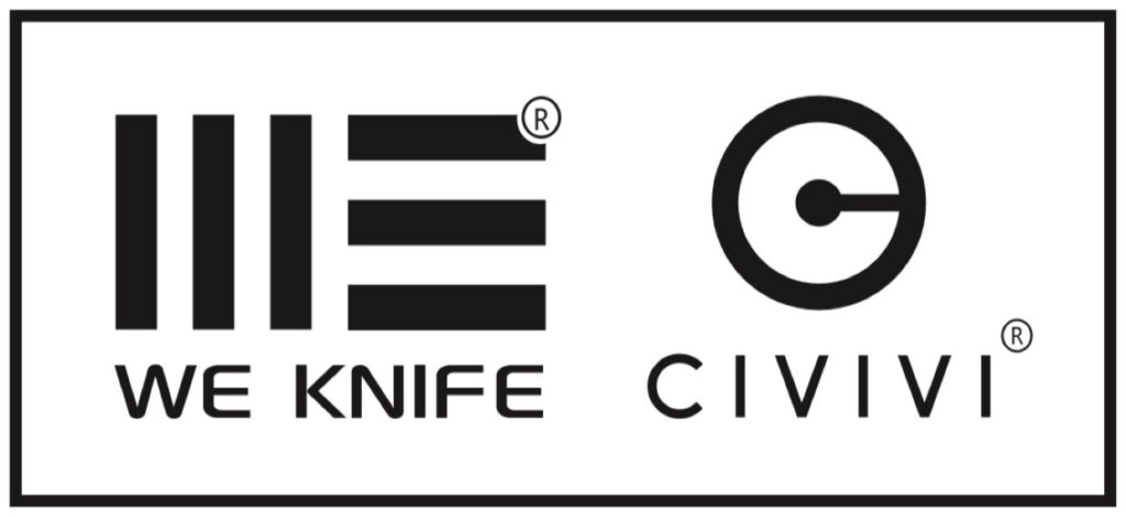 WE Knives & CIVIVI logos