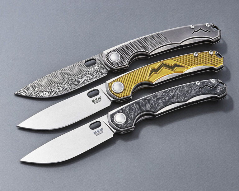 MKM Viper Voxnaes MagnaCut and Damascus Eclipse Flippers