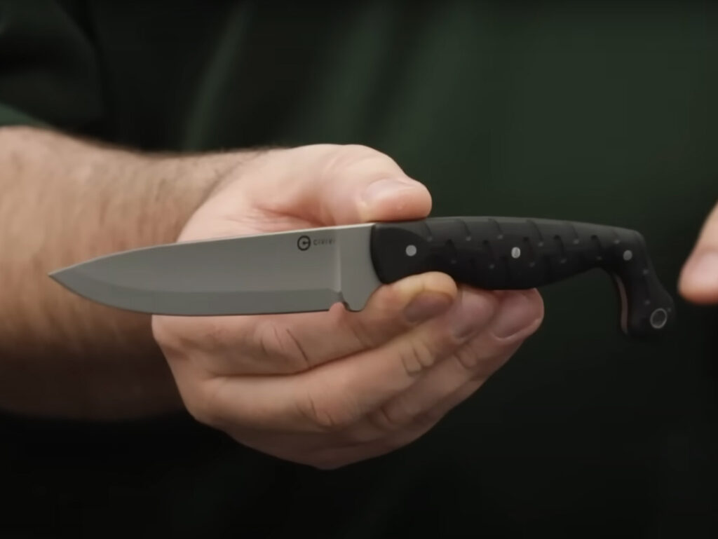 CIVIVI Modern Hunter fixed blade displayed in hand