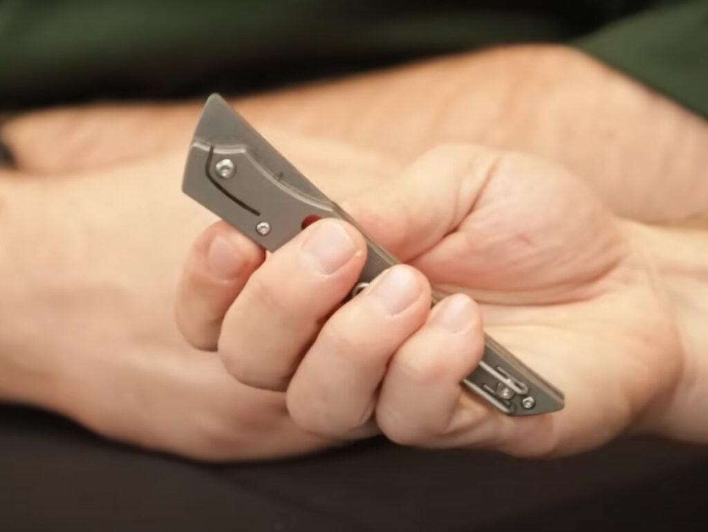 Spyderco COBOL knife displayed closed